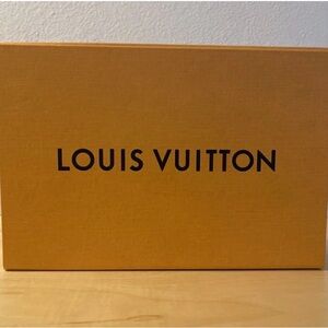 Authentic Louis Vuitton Signature Orange Box Magnetic w tissue paper and ribbon